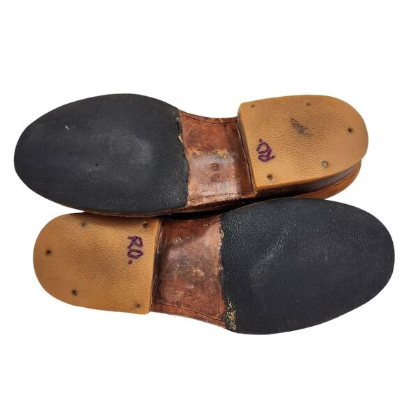 Teysha Handmade Ankle Lace up Leather Geometric Textile Boho Boots - Picture 10 of 12